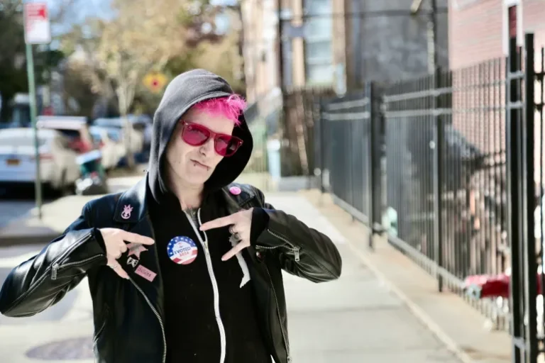 Adrianne Kuss, 36, a hairstylist in Queens, New York, said the tightly contested presidential race made her 'nervous'